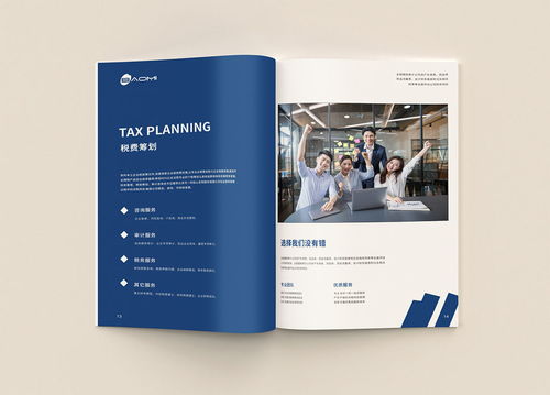 專業財務公司畫冊與代理做賬宣傳冊設計 視覺溝通的藝術